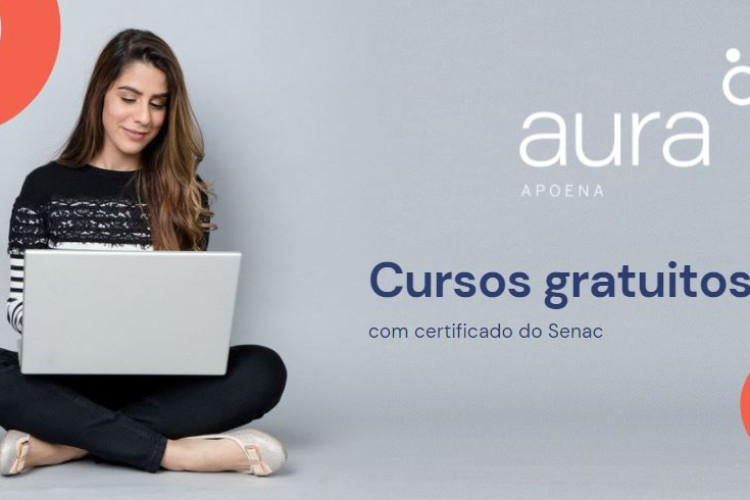 Aura Apoena oferece cursos gratuitos de Excel Avançado, Técnicas de Vendas e Gestão das Mídias Sociais