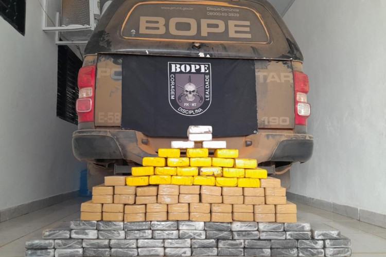 Câmeras do Programa Vigia Mais MT ajudam na apreensão de droga avaliada em R$ 2,7 milhões