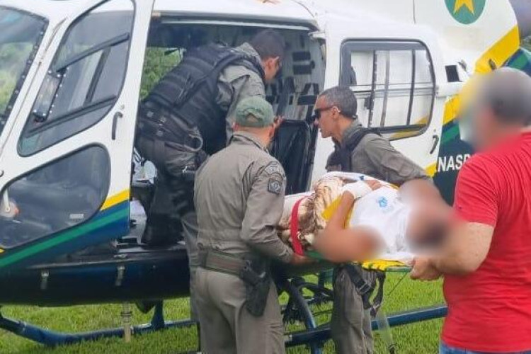 Ciopaer realiza transferência de paciente de Salto do Céu para Cáceres