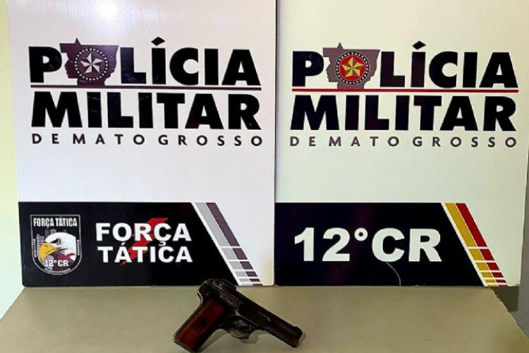 Durante patrulhamento na região do Sararé, Polícia Militar prende homem com arma de fogo irregular