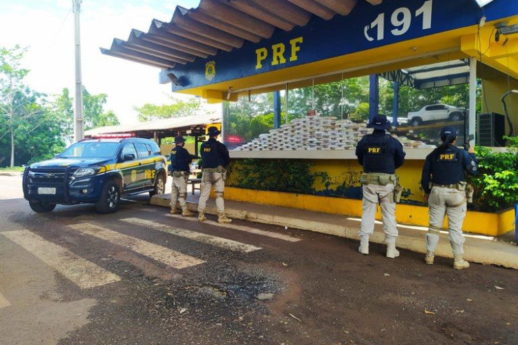 Em Barra Do Garças/MT, PRF apreende 133,15 KG de cocaína