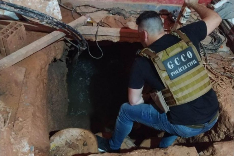 Foragido por envolvimento em escavação de túnel para PCE é preso em Pontes e Lacerda