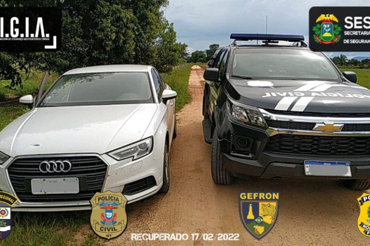 Forças de segurança da fronteira recupera veículo furtado na BR-174b
