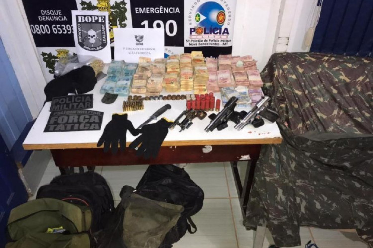 Forças de Segurança já recuperaram R$ 288 mil e identificaram 8 suspeitos de roubo a cooperativas