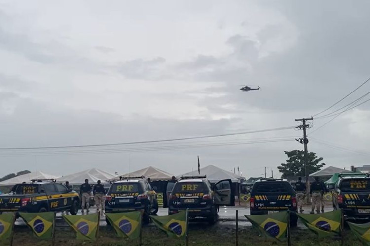 Forças de segurança realizam operação na BR-163; ação começa por Lucas do Rio Verde