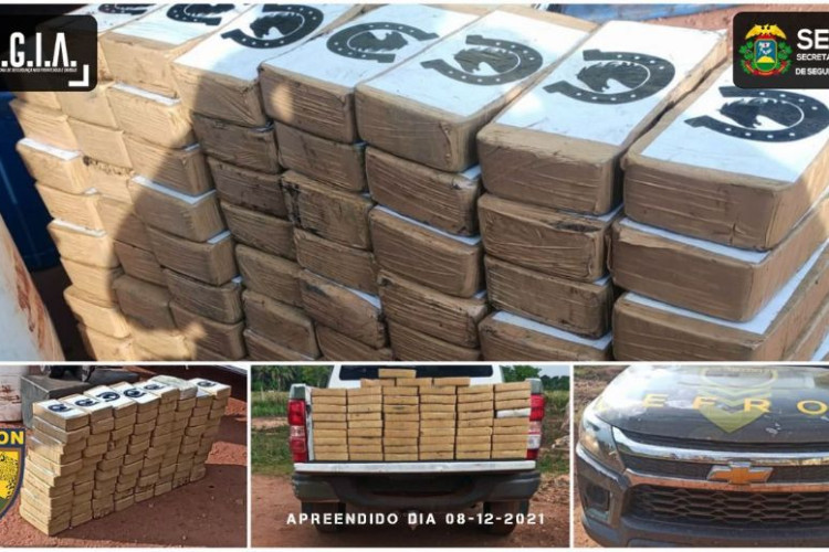 Gefron apreende droga avaliada em R$ 1.590.300,00 escondida em ônibus que faz linha da comunidade Triunfo para Pontes e Lacerda; veja o vídeo