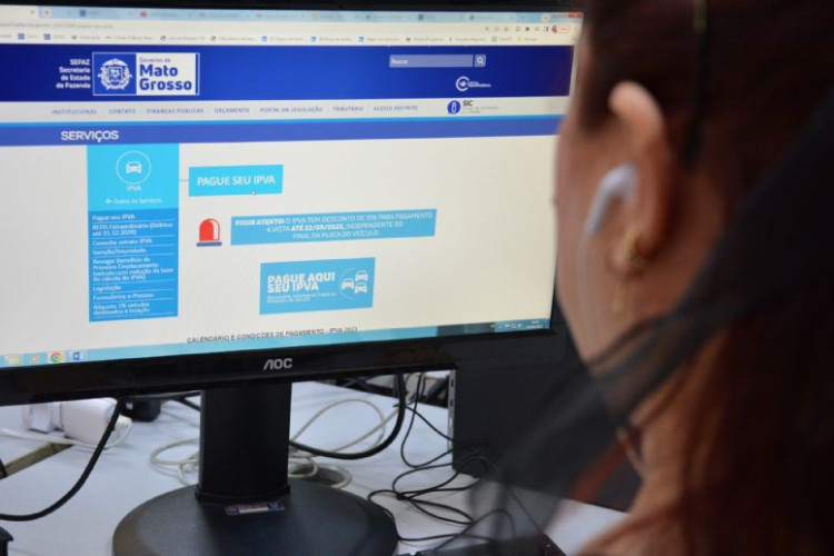 Governo de Mato Grosso alerta sobre site falso para pagamento do IPVA por Pix