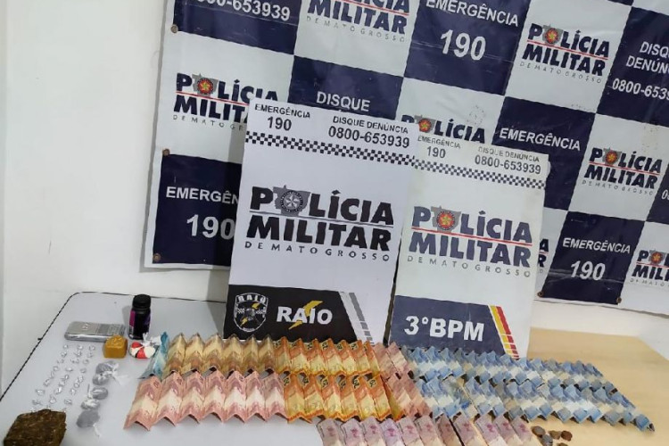 Homem é pego vendendo droga em ponto de espetinho no bairro Três Poderes