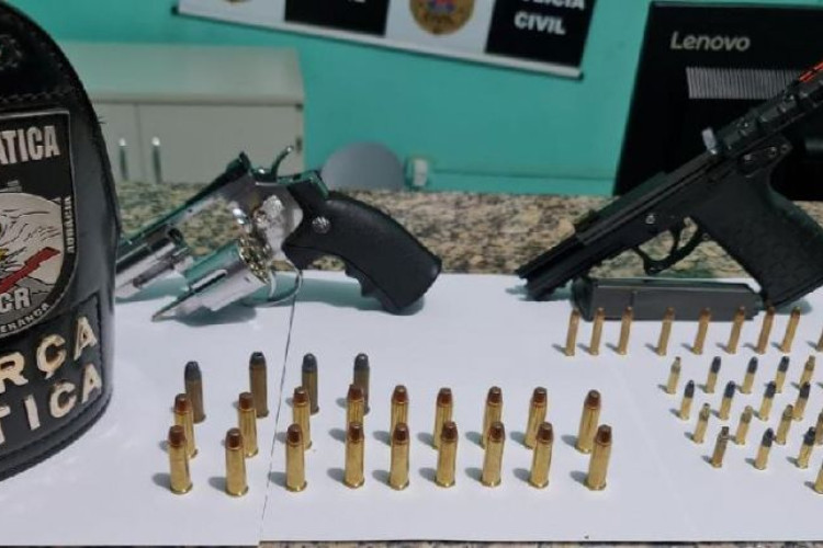 Homem é preso com armas de fogo e 69 munições em Rosário Oeste
