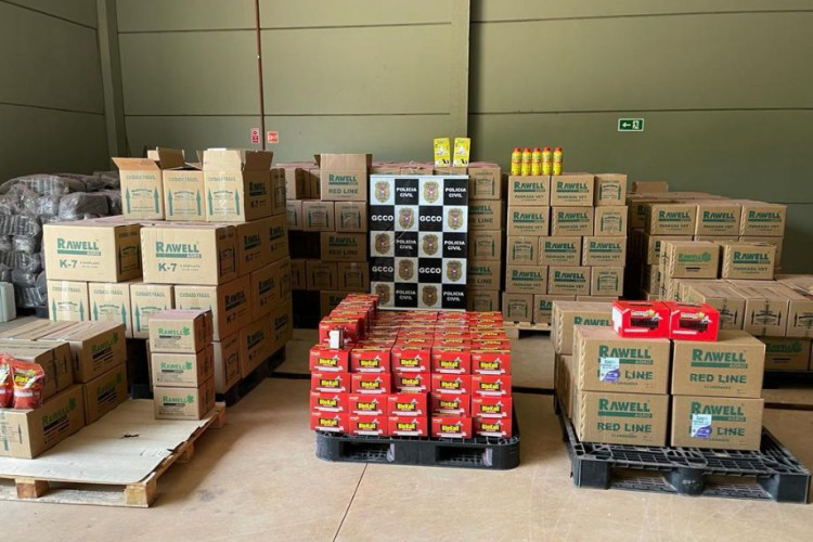 Operação conjunta apreende 44 toneladas de agrotóxicos adulterados em MT