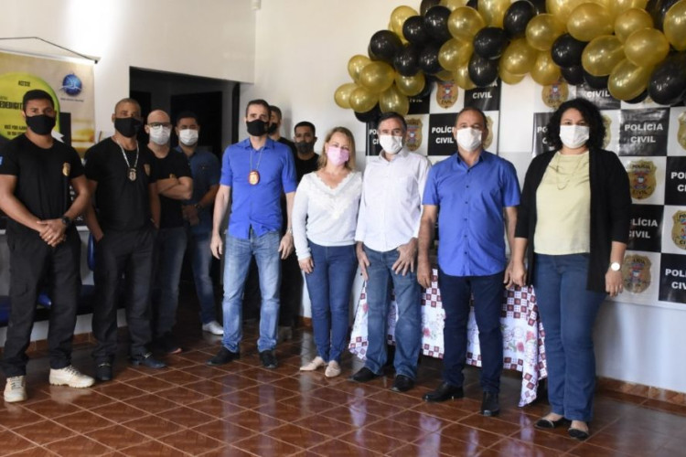 Parceria com prefeitura possibilita ampliação e reforma da Delegacia de Campos de Júlio