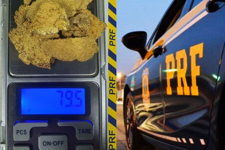 Passageiro é preso com quase 80 gramas de ouro escondidos em sapato em Pontes e Lacerda