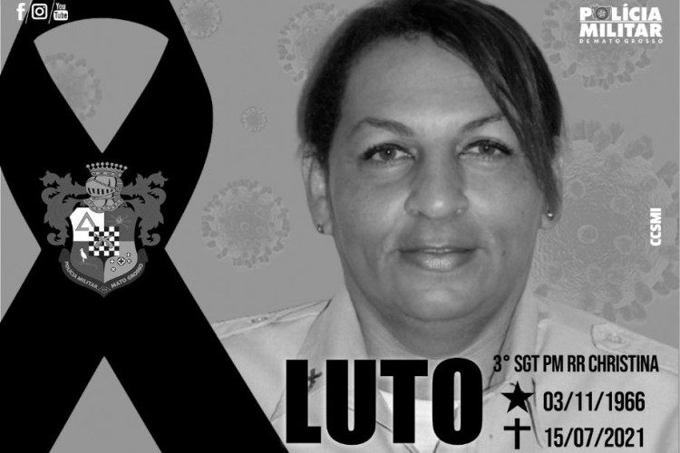 PM lamenta morte de sargento da reserva Lucimar Christina Leque Bueno