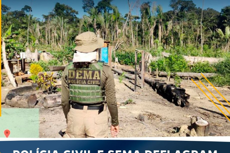 Polícia Civil e Sema deflagram operação para conservação de reserva extrativista