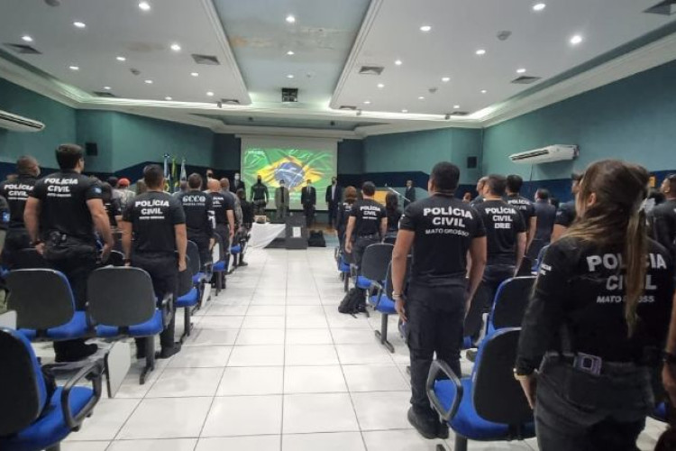 Policiais civis de Mato Grosso são capacitados em curso com a Força Nacional