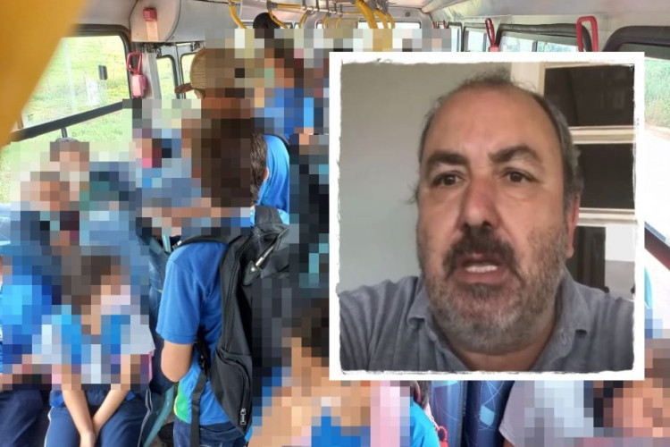 Prefeito ameaça parar o transporte de alunos do ensino médio dentro do município de Pontes e Lacerda após denúncia de superlotação ; veja o vídeo
