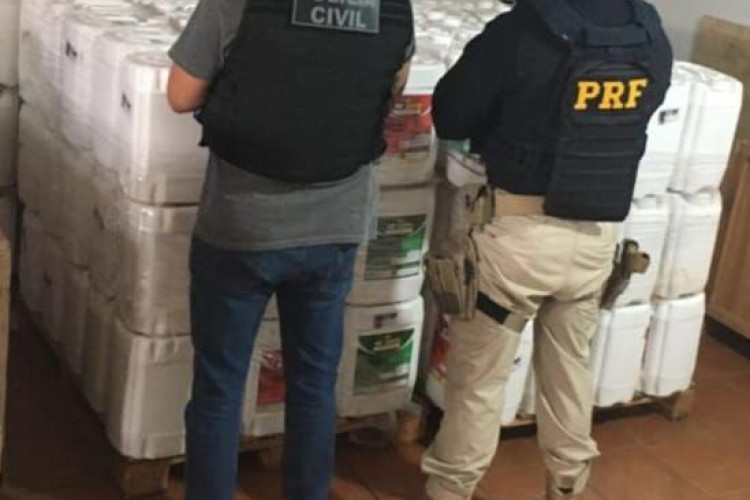 Quatro toneladas de defensivos irregulares são apreendidas no sul do estado