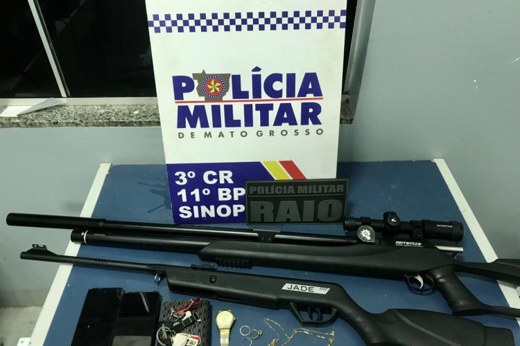 Suspeito de atirar em cachorro é preso em flagrante pela Polícia Militar