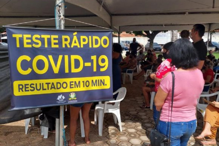 Testagem rápida em massa continua nesta sexta-feira (14) em Pontes e Lacerda