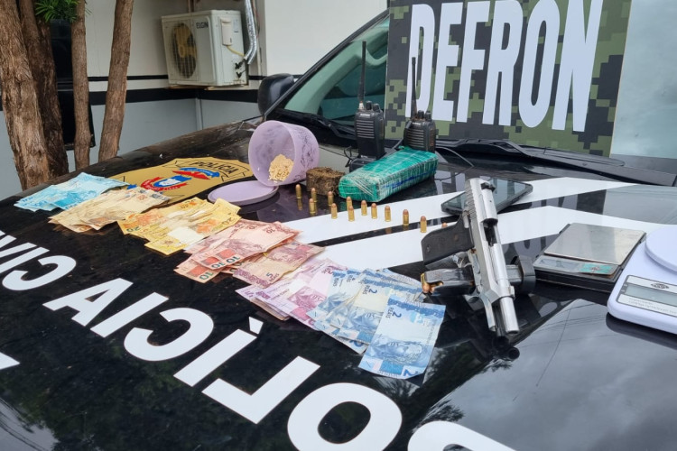 Traficante é preso em flagrante pela Polícia Civil após exibir arma de fogo em ruas de Vila Bela