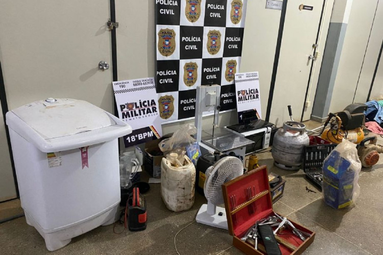 Três criminosos envolvidos em roubo a propriedade em Nova Lacerda são presos pela Polícia Civil