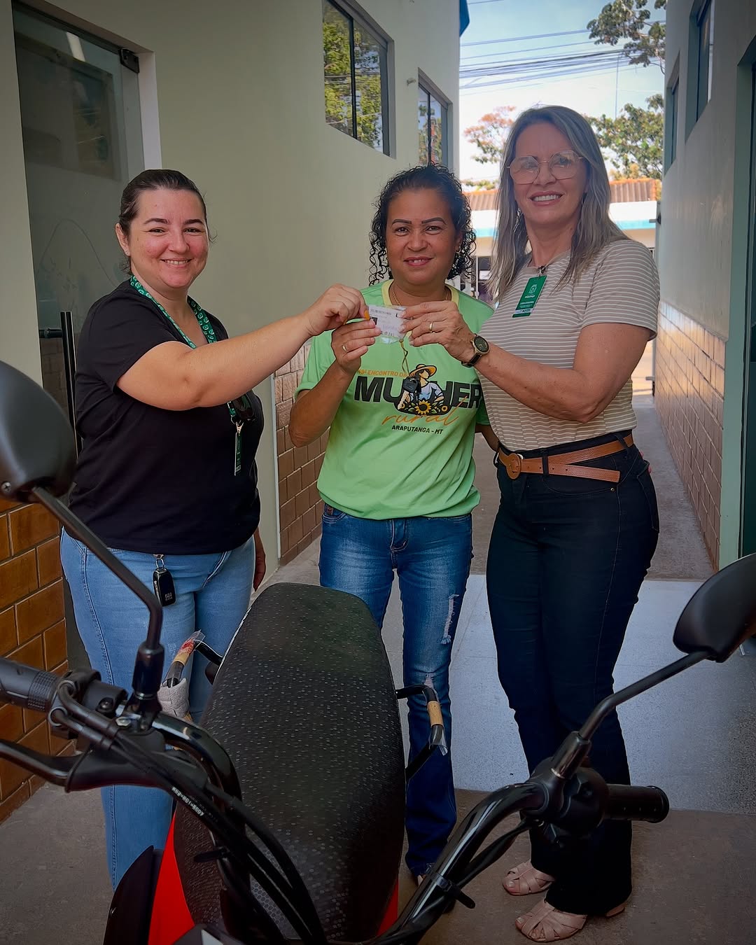 Premiação no Encontro da Mulher Rural
